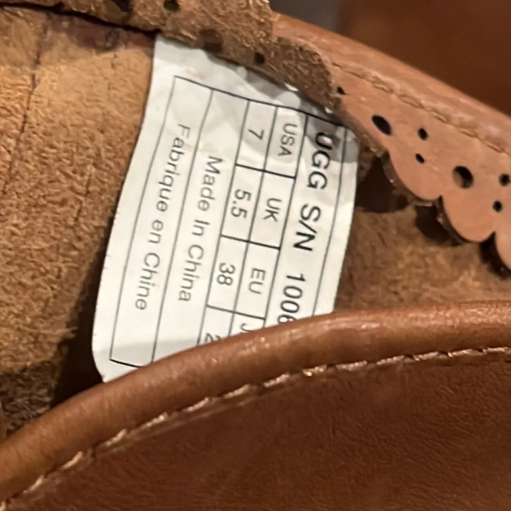 UGG Darling Harness Whisky Leather Ankle Boots - Picture 10 of 16